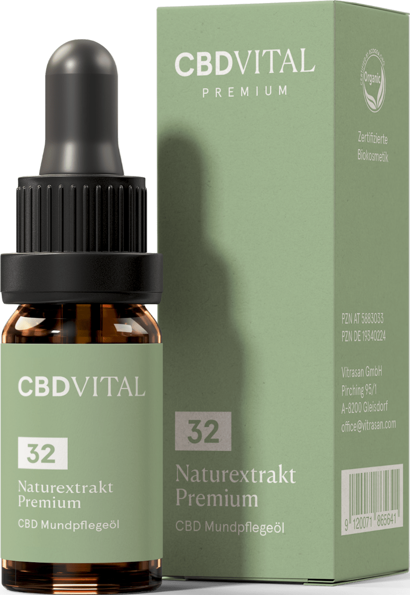CBD Naturextrakt PREMIUM Öl 32% Öl 10 ml - Hanfify