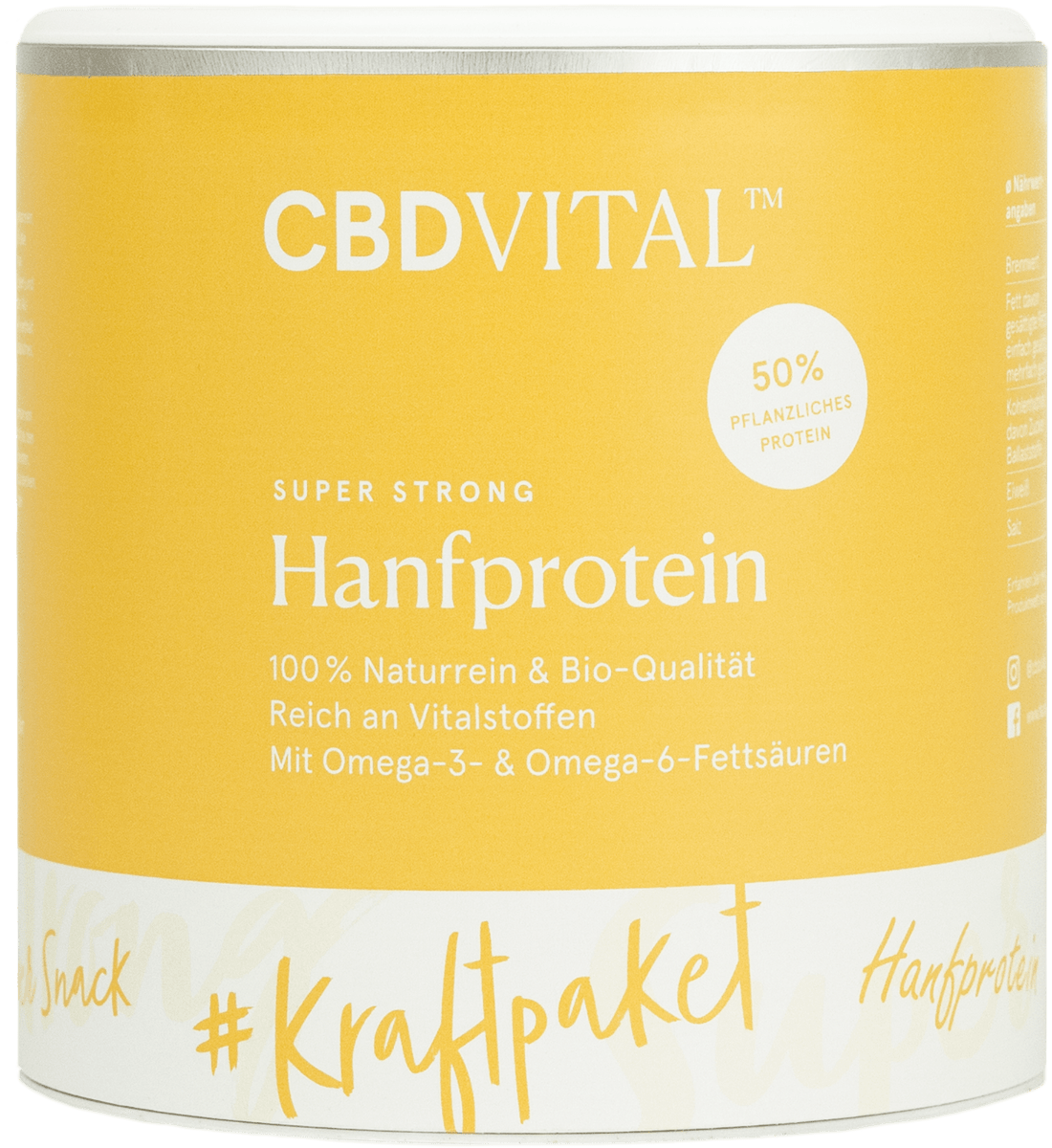 Hanfprotein Super Strong Edibles 250 g - Hanfify
