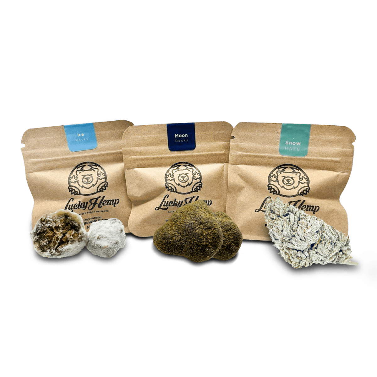 High CBD Probier - Set Blüten 3 Sorten je 1g - Hanfify®