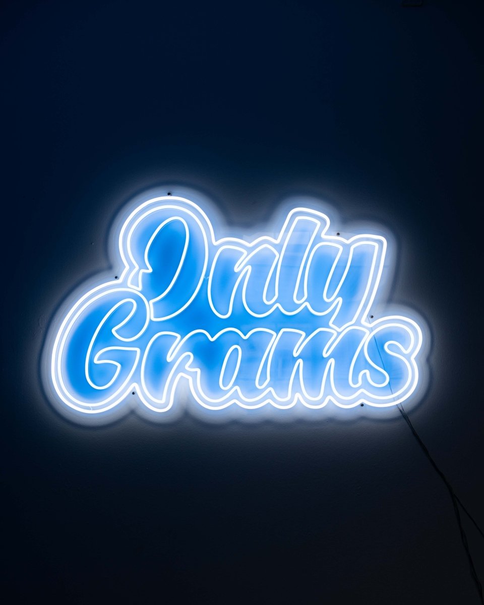 OnlyGrams LED - Schild Merch - Hanfify