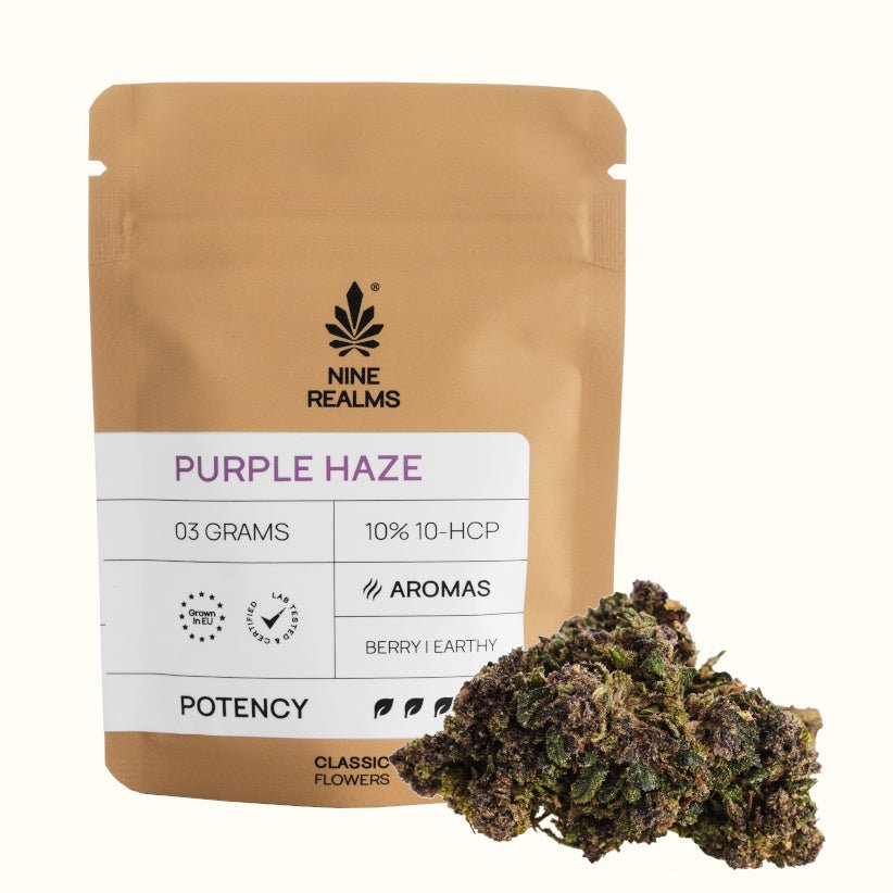 PURPLE HAZE x 10 - HCP 10% Blüten 3G - Hanfify