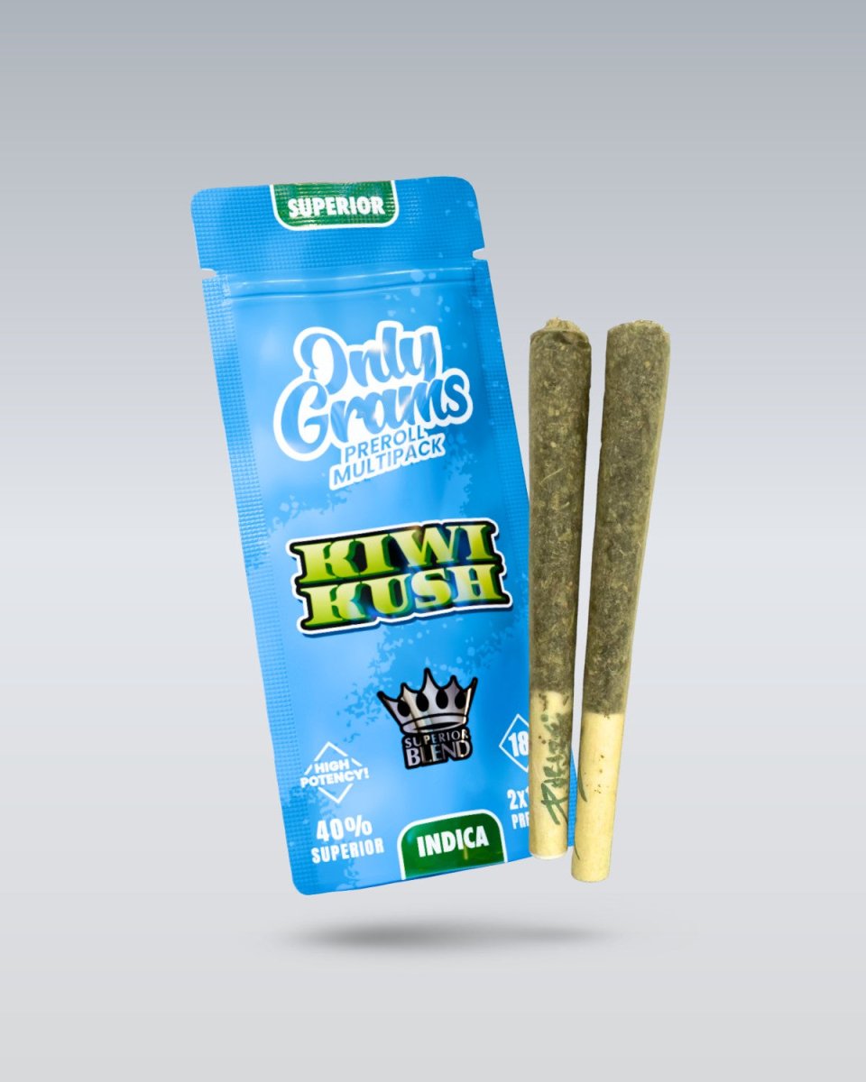 Superior Pre - Rolls 40% - Kiwi Kush 3g Joints - Hanfify