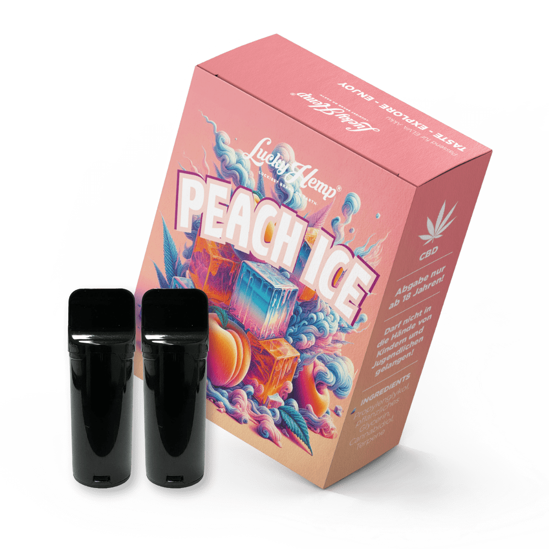 2x Pods Peach Ice Vapes - Hanfify®