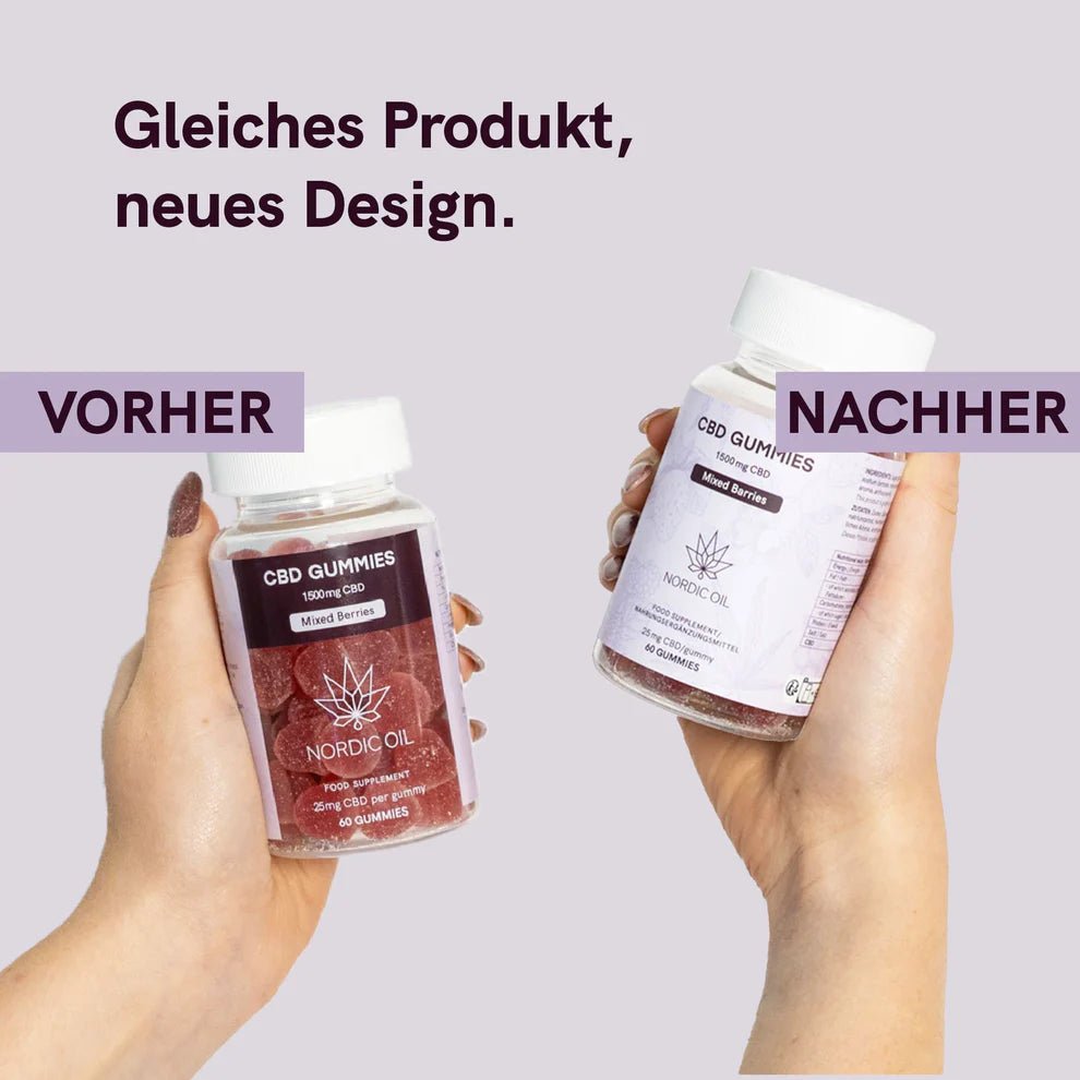 3FÜR2: CBD Fruchtgummis (1500mg) Beeren Edibles - Hanfify