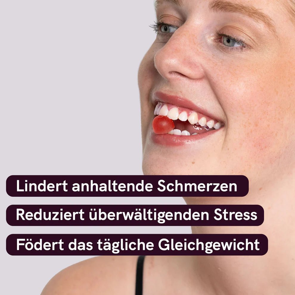 3FÜR2: CBD Fruchtgummis (1500mg) Beeren Edibles - Hanfify