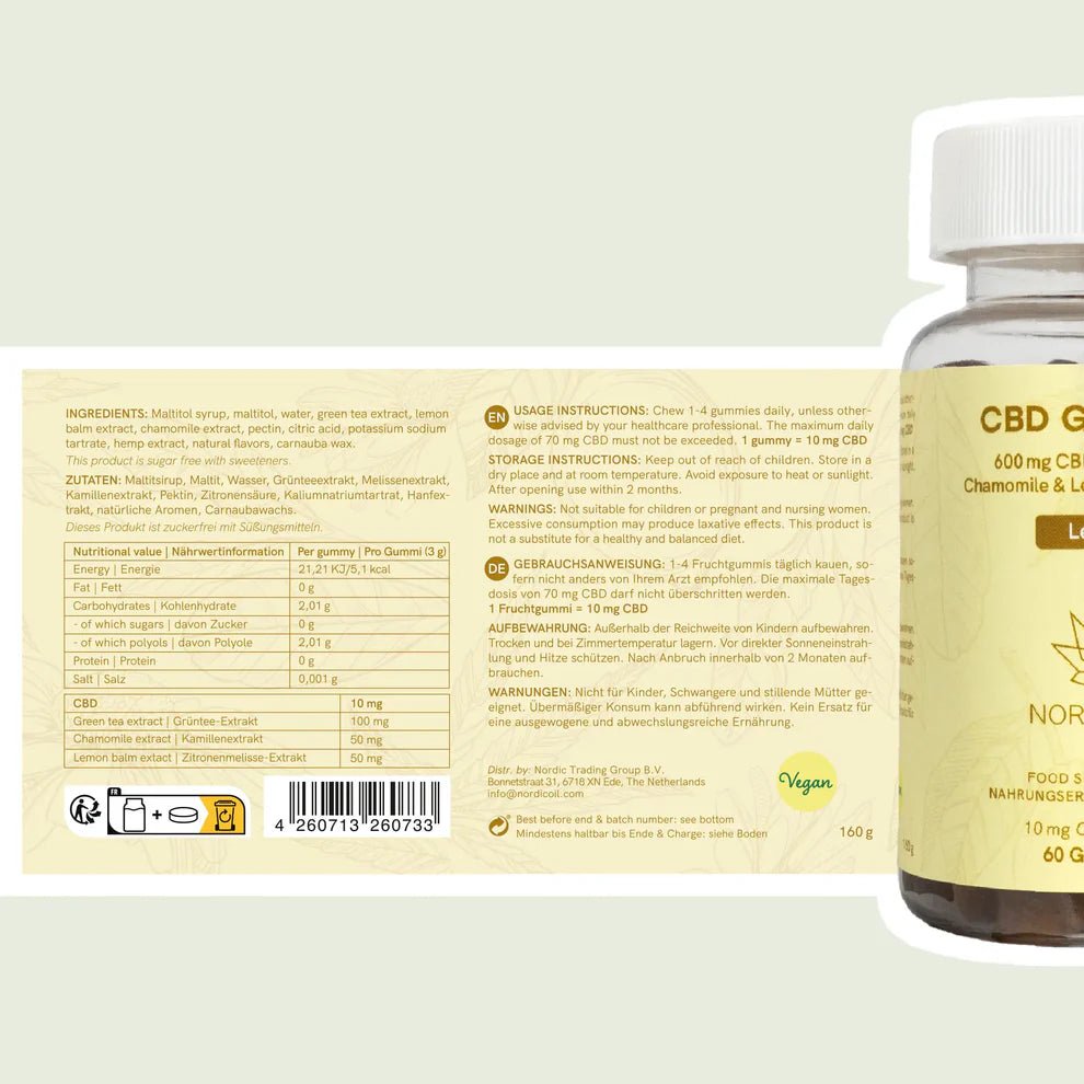 3FÜR2: CBD Fruchtgummis - CHILL Edibles - Hanfify