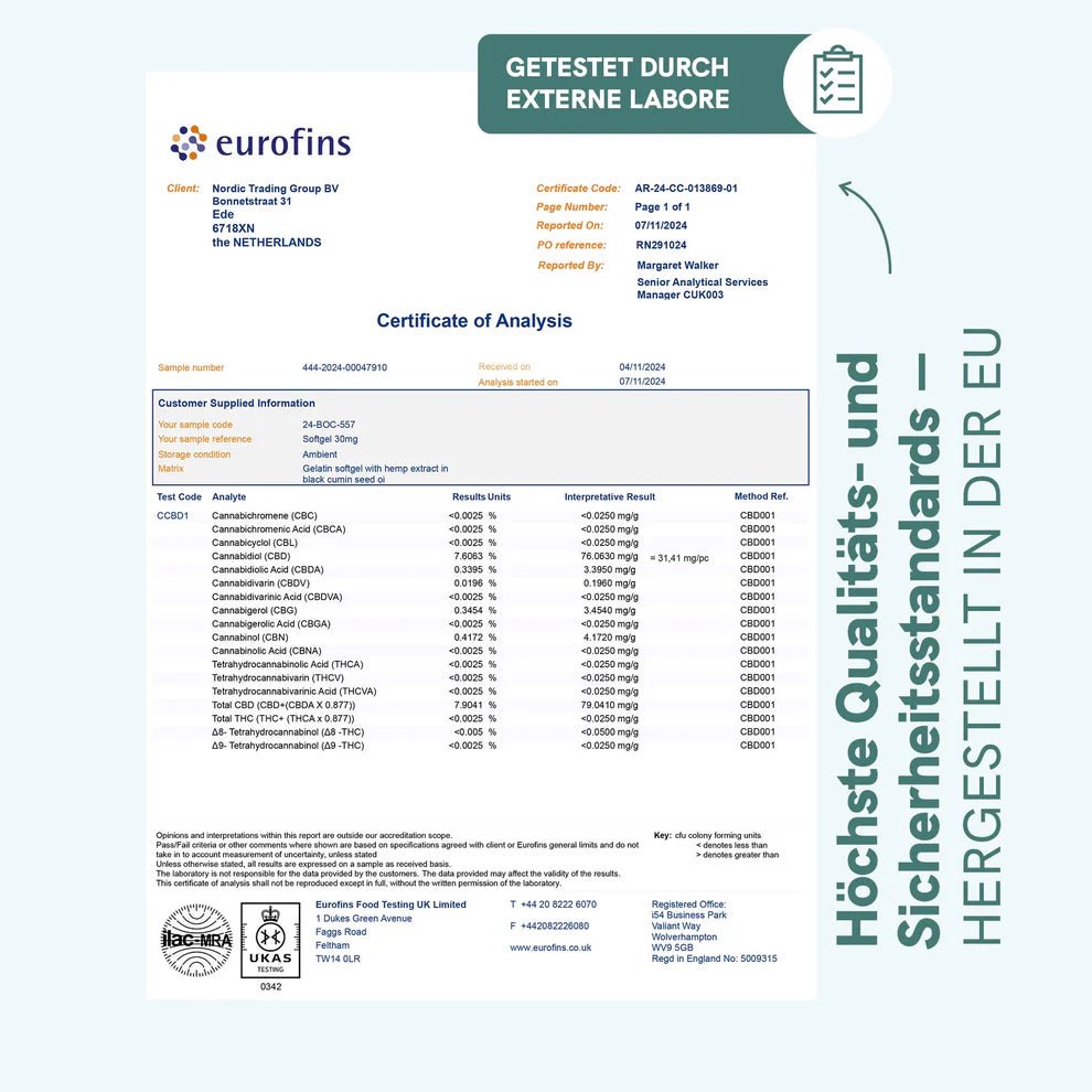 3FÜR2: CBD Kapseln (1800mg) Edibles - Hanfify