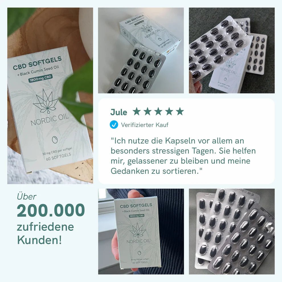 3FÜR2: CBD Kapseln (1800mg) Edibles - Hanfify