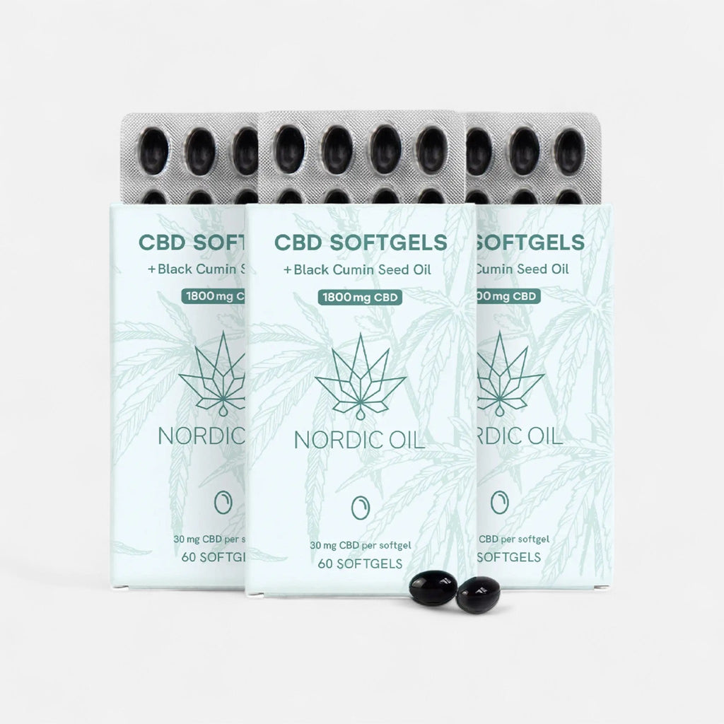 3FÜR2: CBD Kapseln (1800mg) Edibles - Hanfify