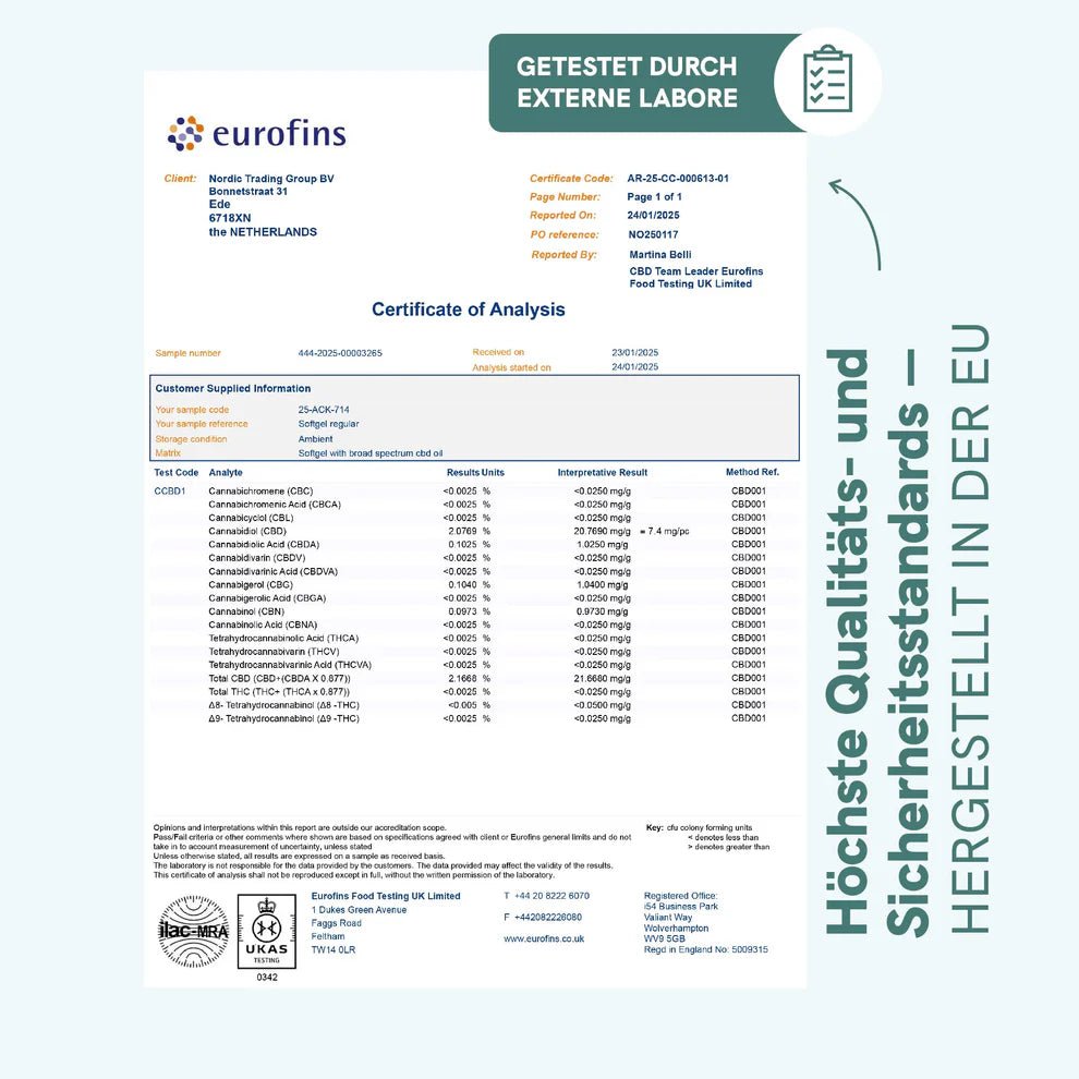 3FÜR2: CBD Kapseln (384mg) Edibles - Hanfify