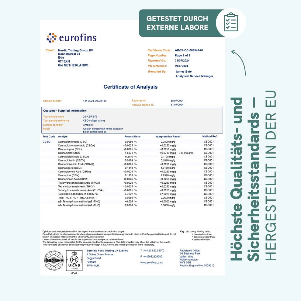 3FÜR2: CBD Kapseln (960mg) Edibles - Hanfify