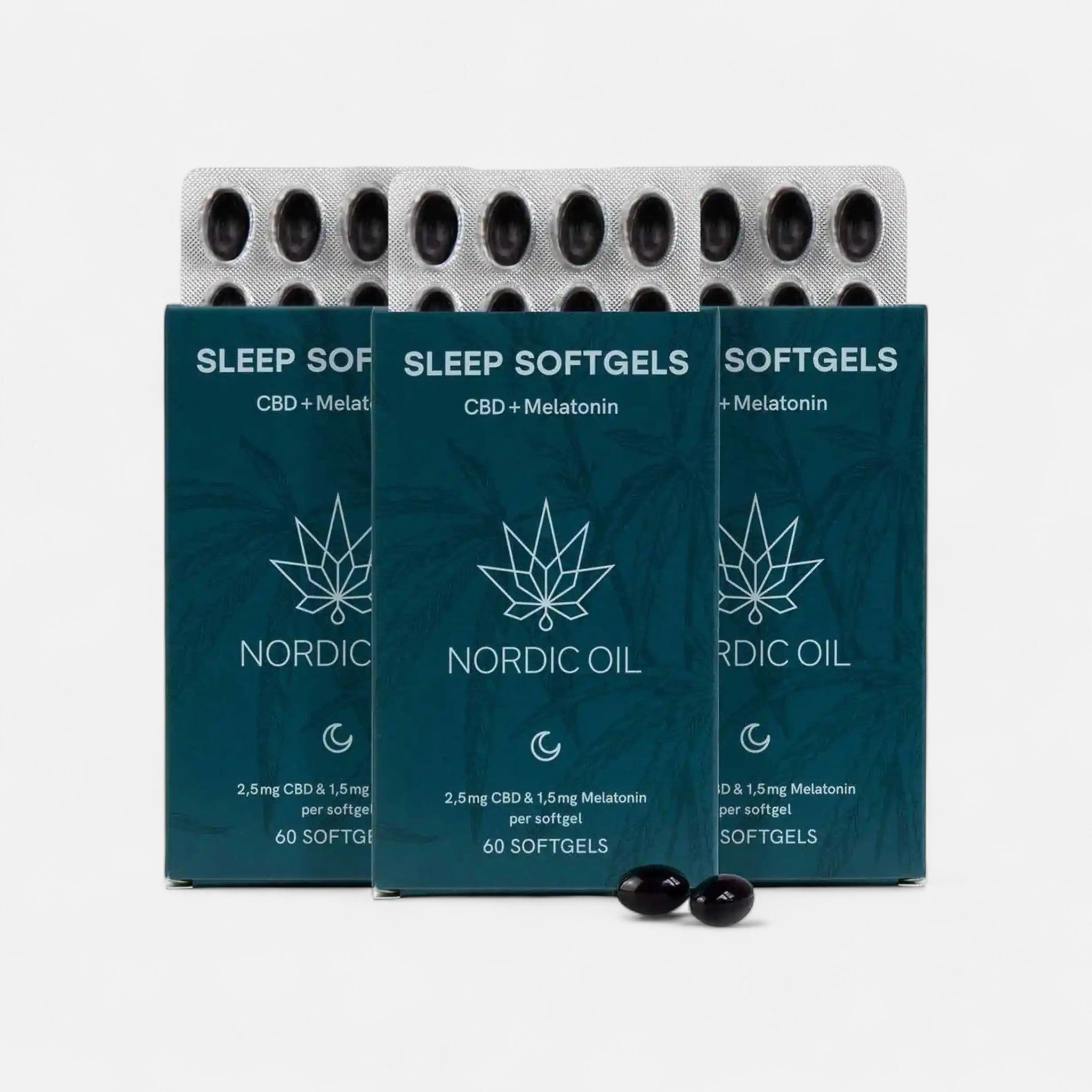 3FÜR2: CBD Kapseln mit Melatonin Edibles - Hanfify