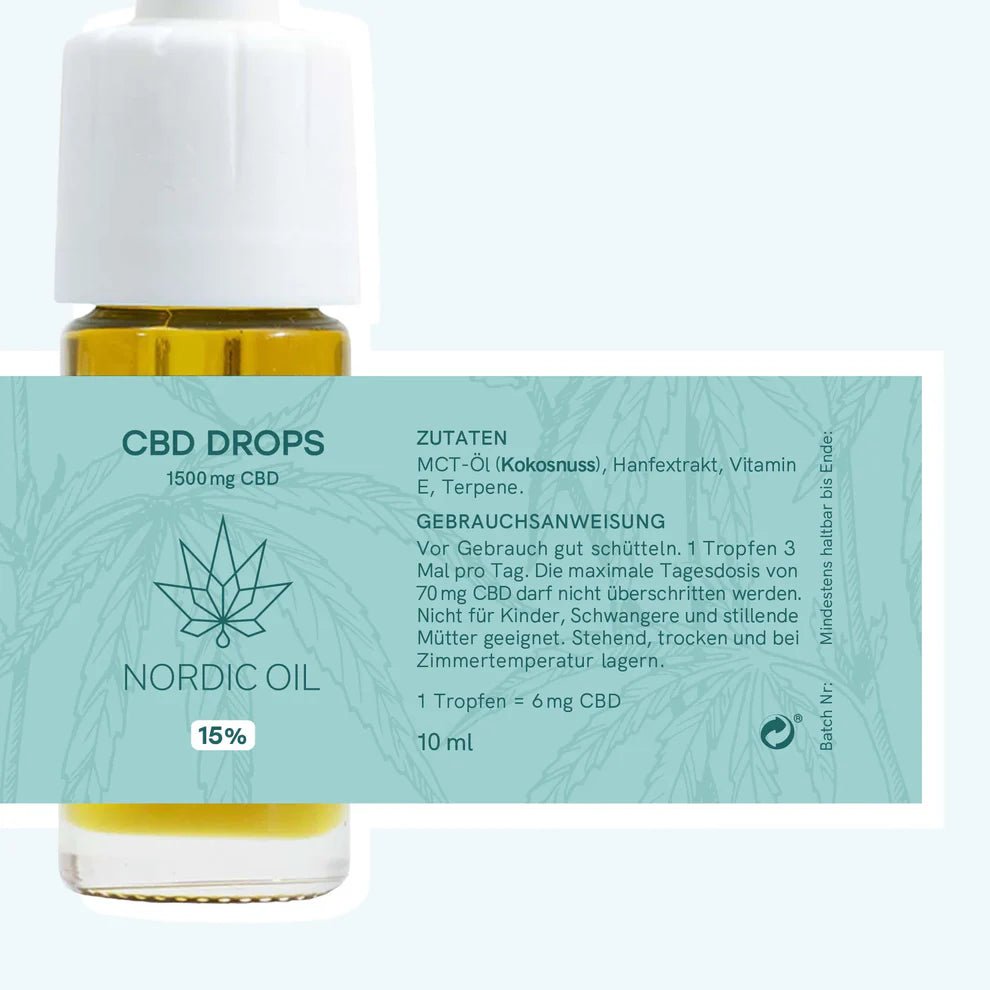 3FÜR2: CBD Öl Plus (15%) Öl - Hanfify
