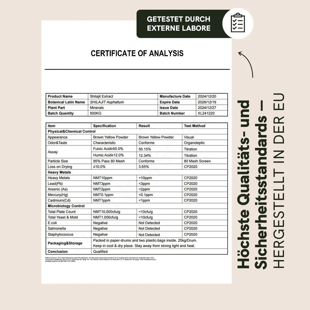 3FÜR2: Shilajit Kapseln Supplements - Hanfify