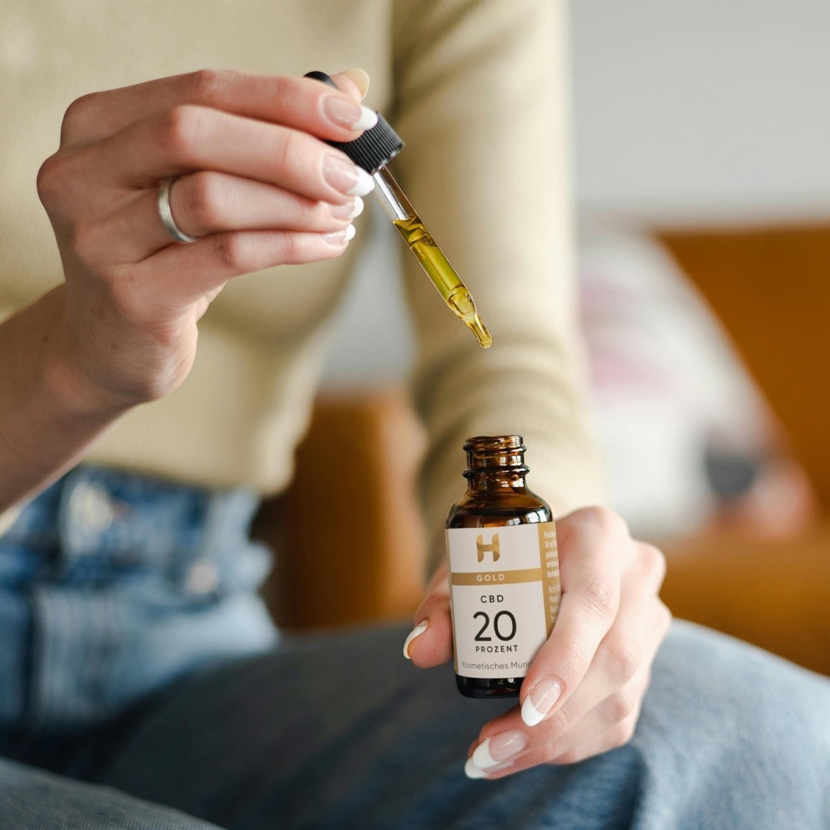 3x Gold CBD Öl 20 % Öl - Hanfify®
