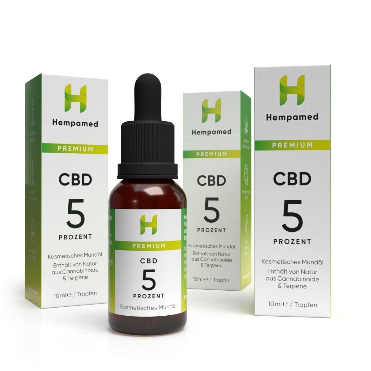 3x Premium CBD Öl 5 % Öl - Hanfify®