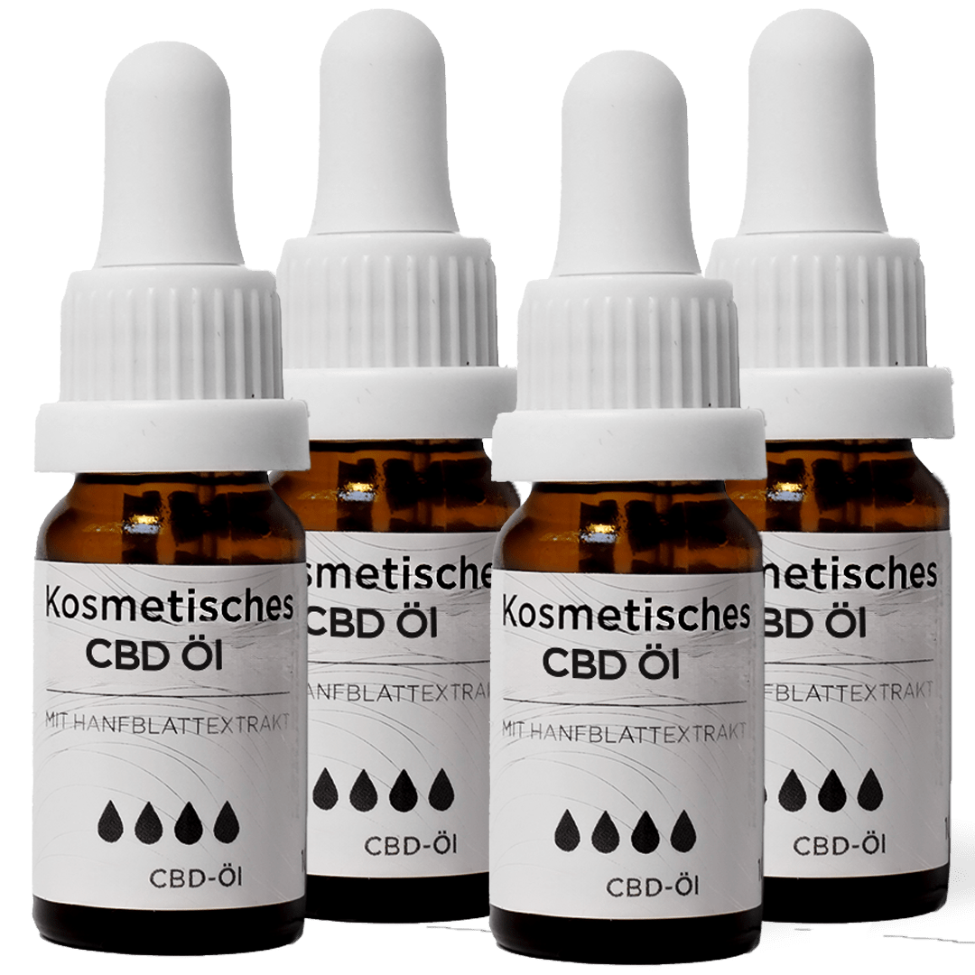 42% CBD Ölucky PURE® Öl 4x 10ml - Hanfify®