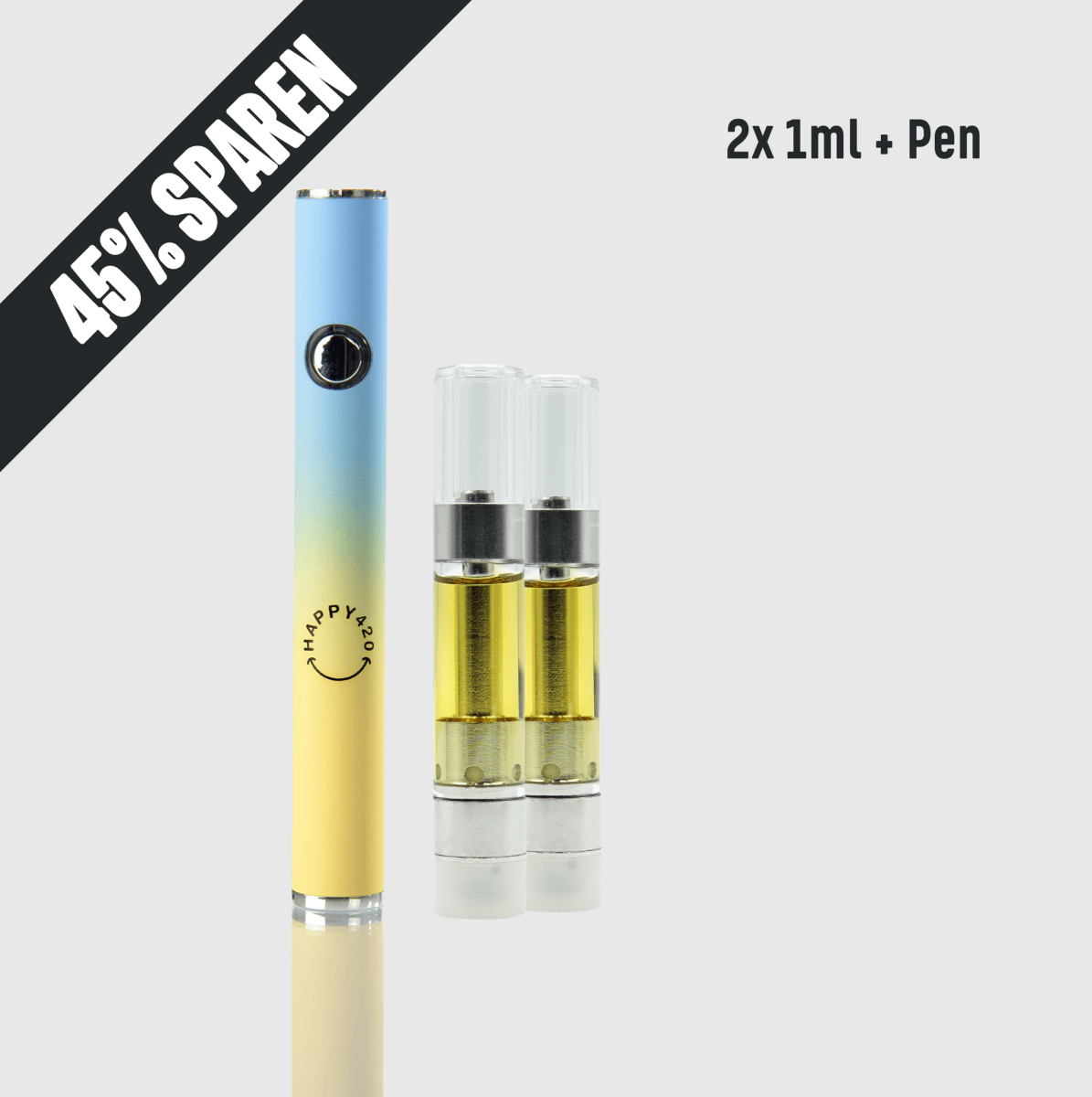 +420 Vape Kit Vapes S (2x 1ml) - Hanfify