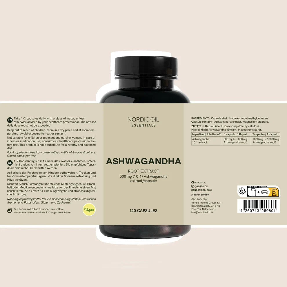 Ashwagandha Kapseln Supplements - Hanfify