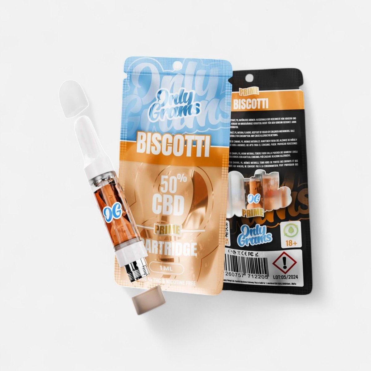 Biscotti CBD Kartusche - Vapes - Hanfify®