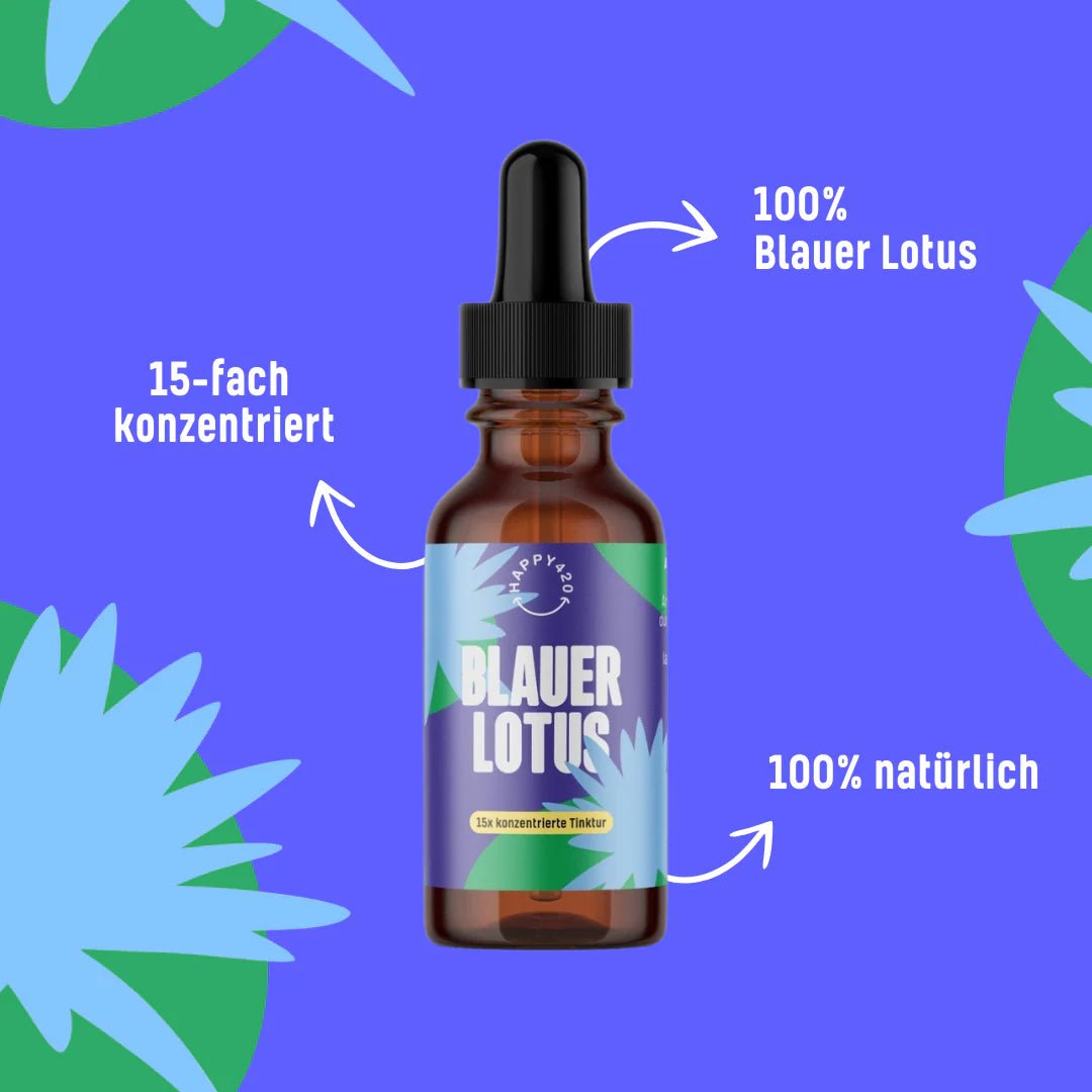 Blauer Lotus Tinktur 🪷 Smartshop 10ml - Hanfify®