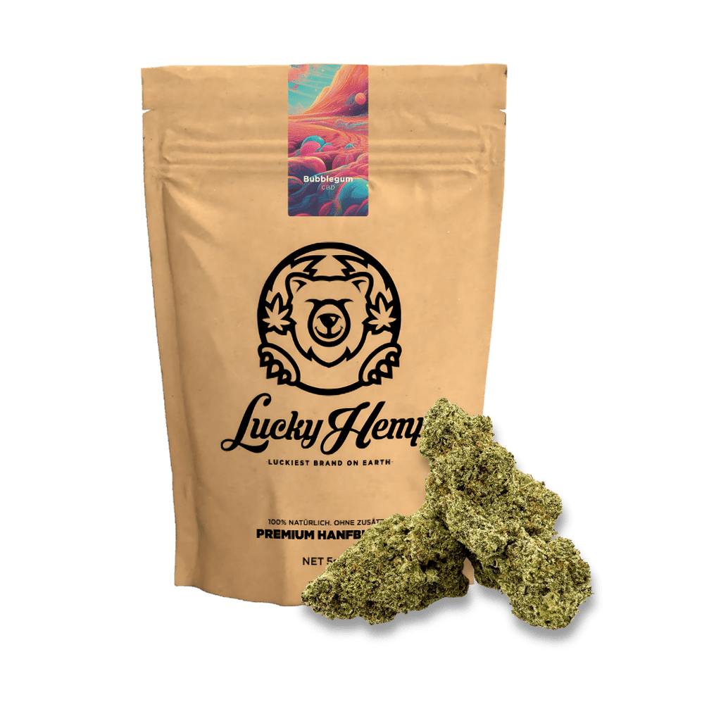 Bubblegum CBD Ökopack Blüten 3g - Hanfify®