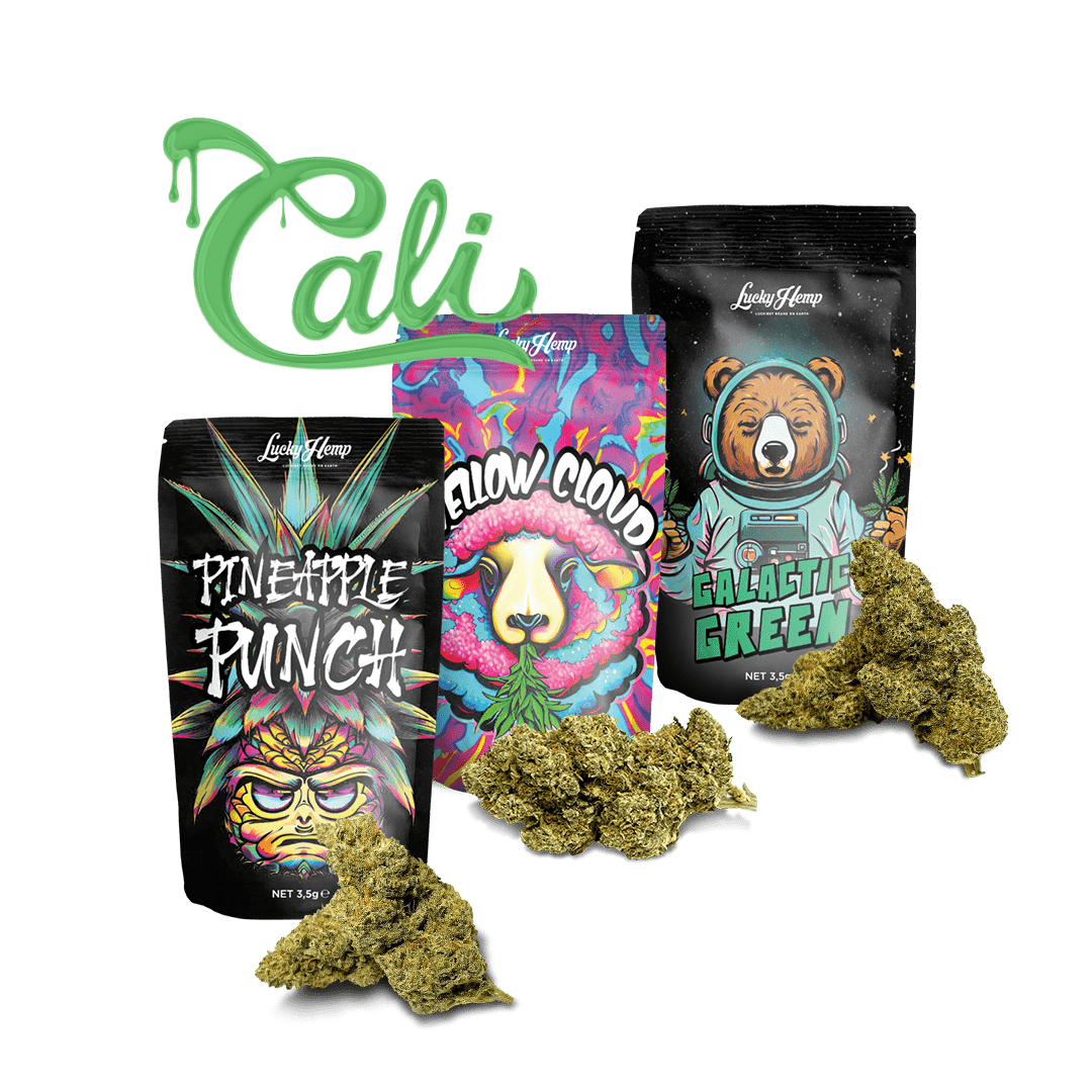 Cali Collection Blüten 3 Sorten je 3,5g - Hanfify®