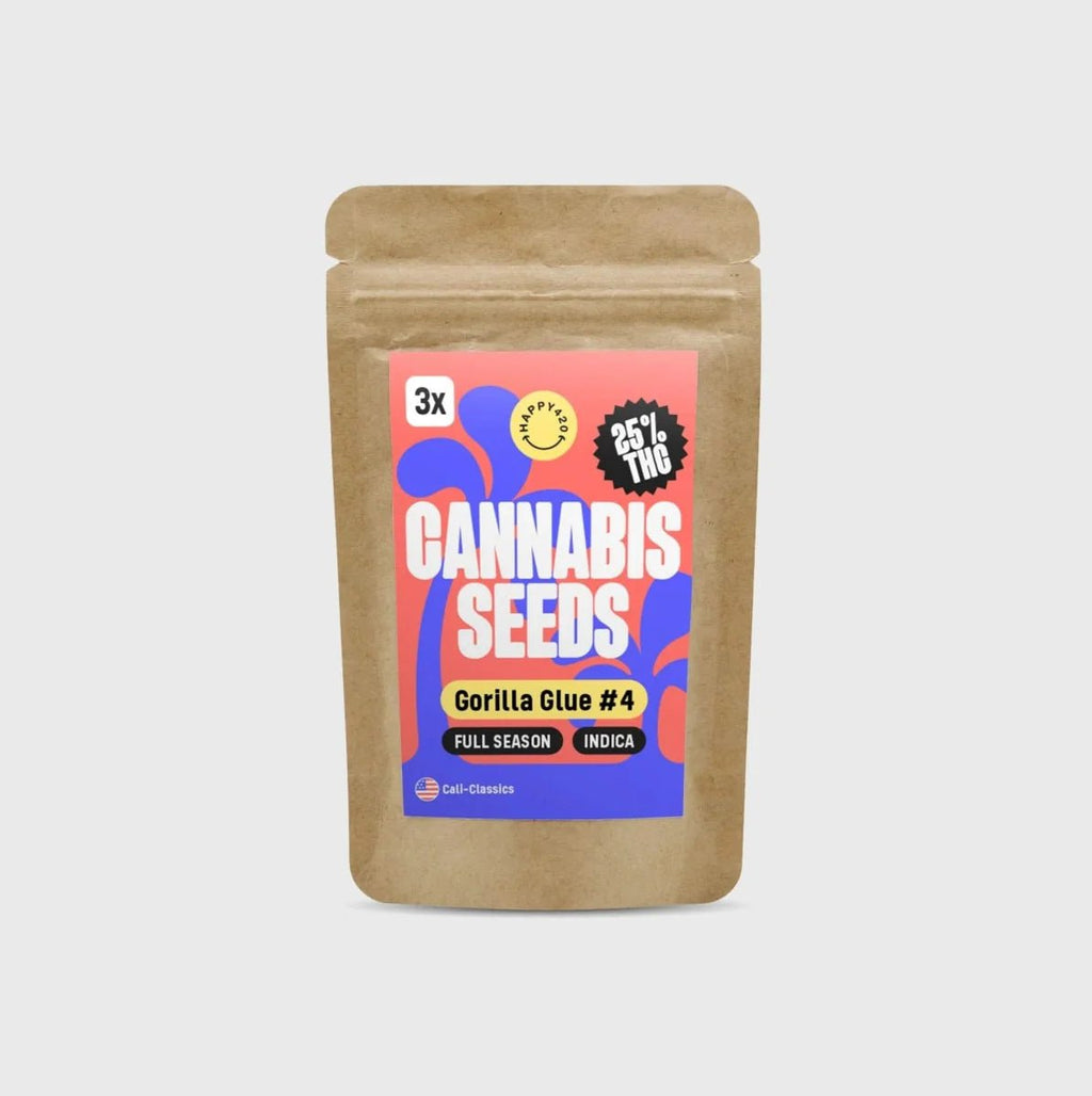 Cali Genetics Gorilla Glue 4 25% THC 🌱 full season - Cannabissamen - Hanfify®
