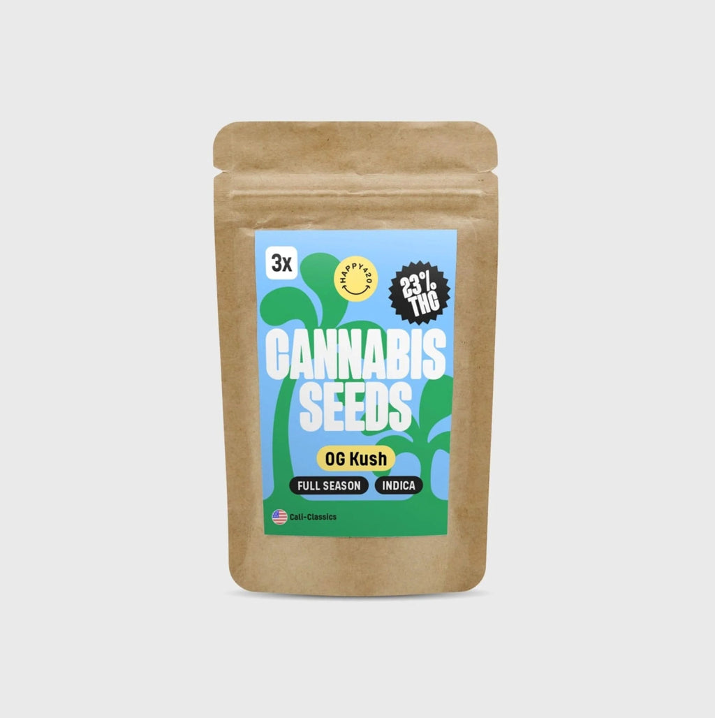 Cali Genetics OG Kush 23% THC 🌱 full season Cannabissamen 3 Stück - Hanfify