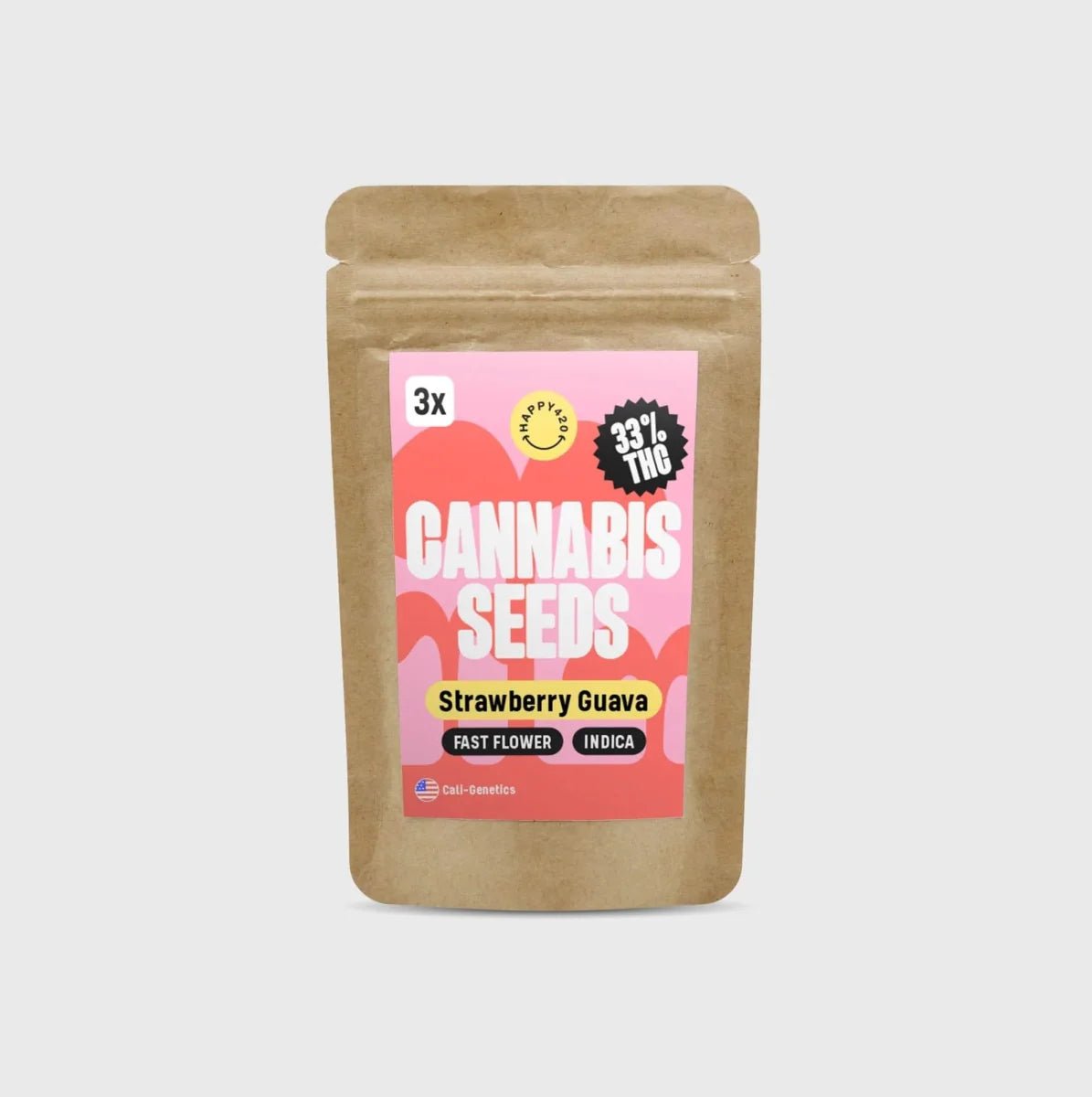 Cali Genetics Strawberry Guava 33% THC 🌱 fast flowering - Cannabissamen - Hanfify®