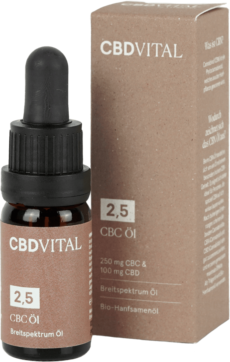 CBC (Cannabichromen) Öl 2,5% Öl 10 ml - Hanfify