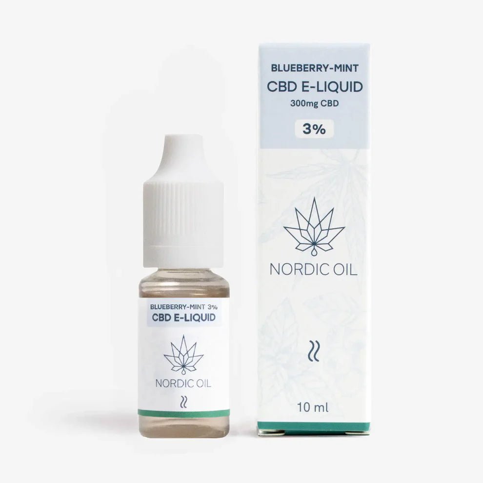 CBD E - Liquid Blaubeere & Minze Vapes - Hanfify