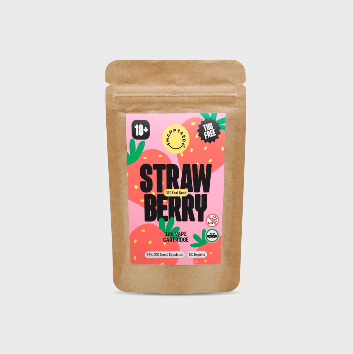 🍓 CBD Feel Good Strawberry - Vapes - Hanfify®