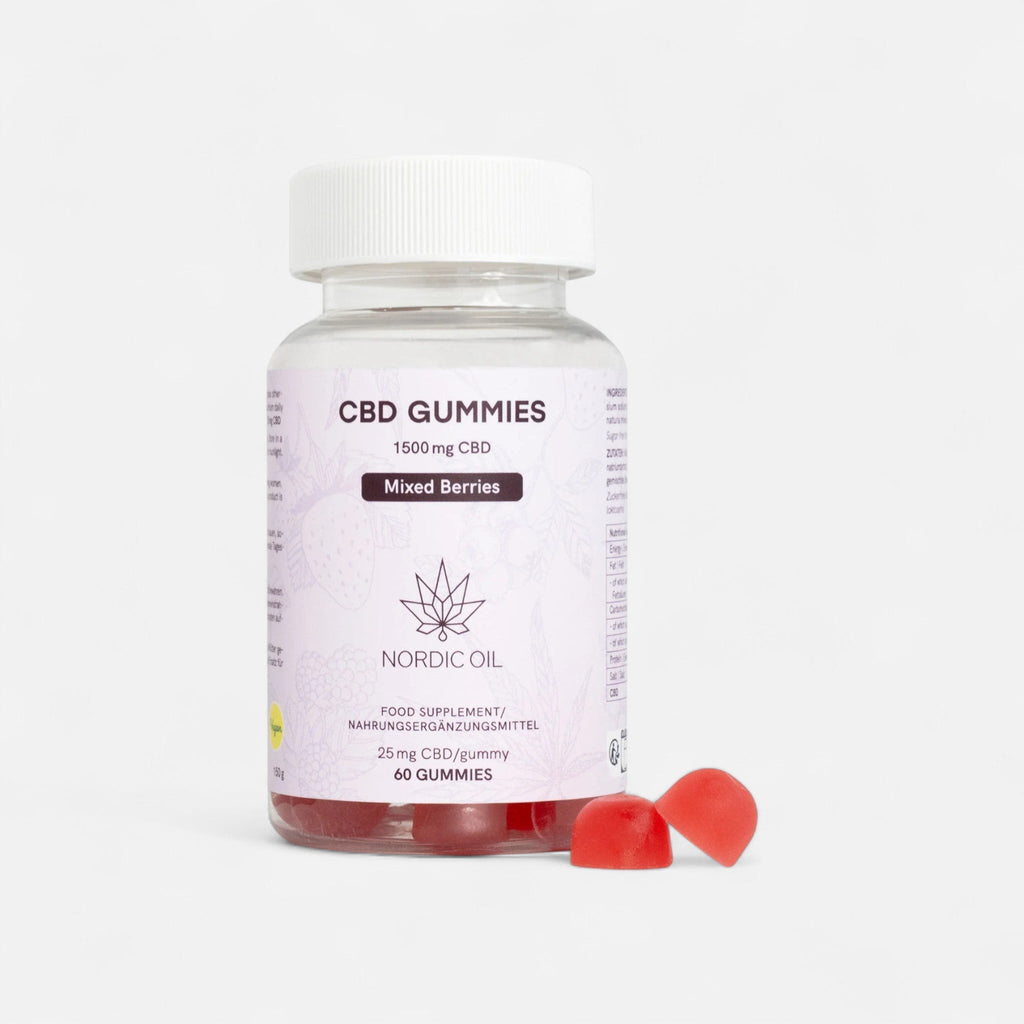CBD Fruchtgummis (1500mg) Beeren Edibles - Hanfify