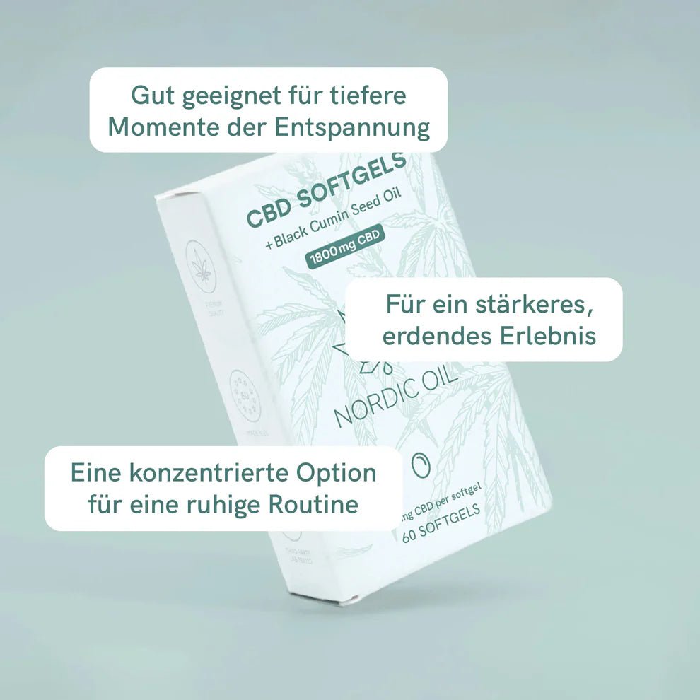 CBD Kapseln (1800mg) Edibles - Hanfify