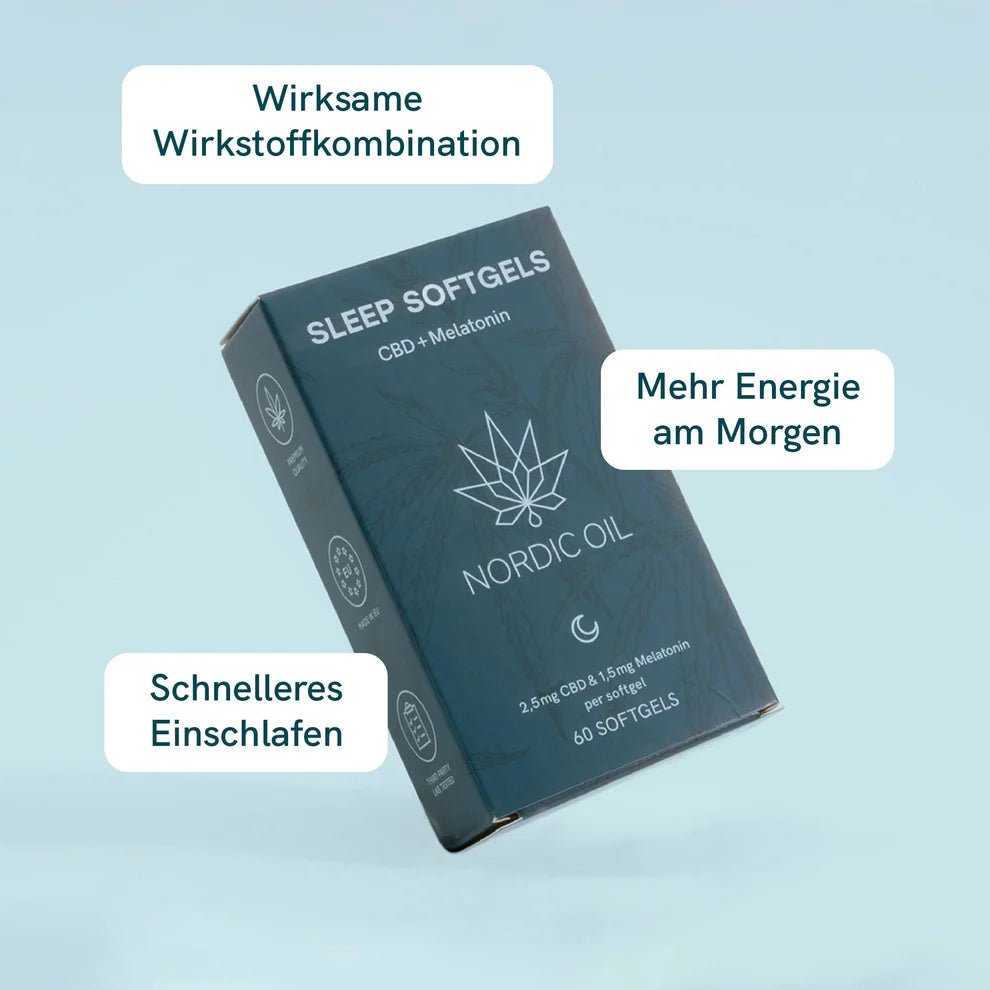 CBD Kapseln mit Melatonin Edibles - Hanfify