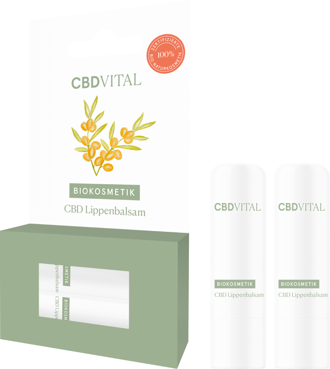 CBD Lippenbalsam Kosmetik & Pflege 2 Stk. - Hanfify