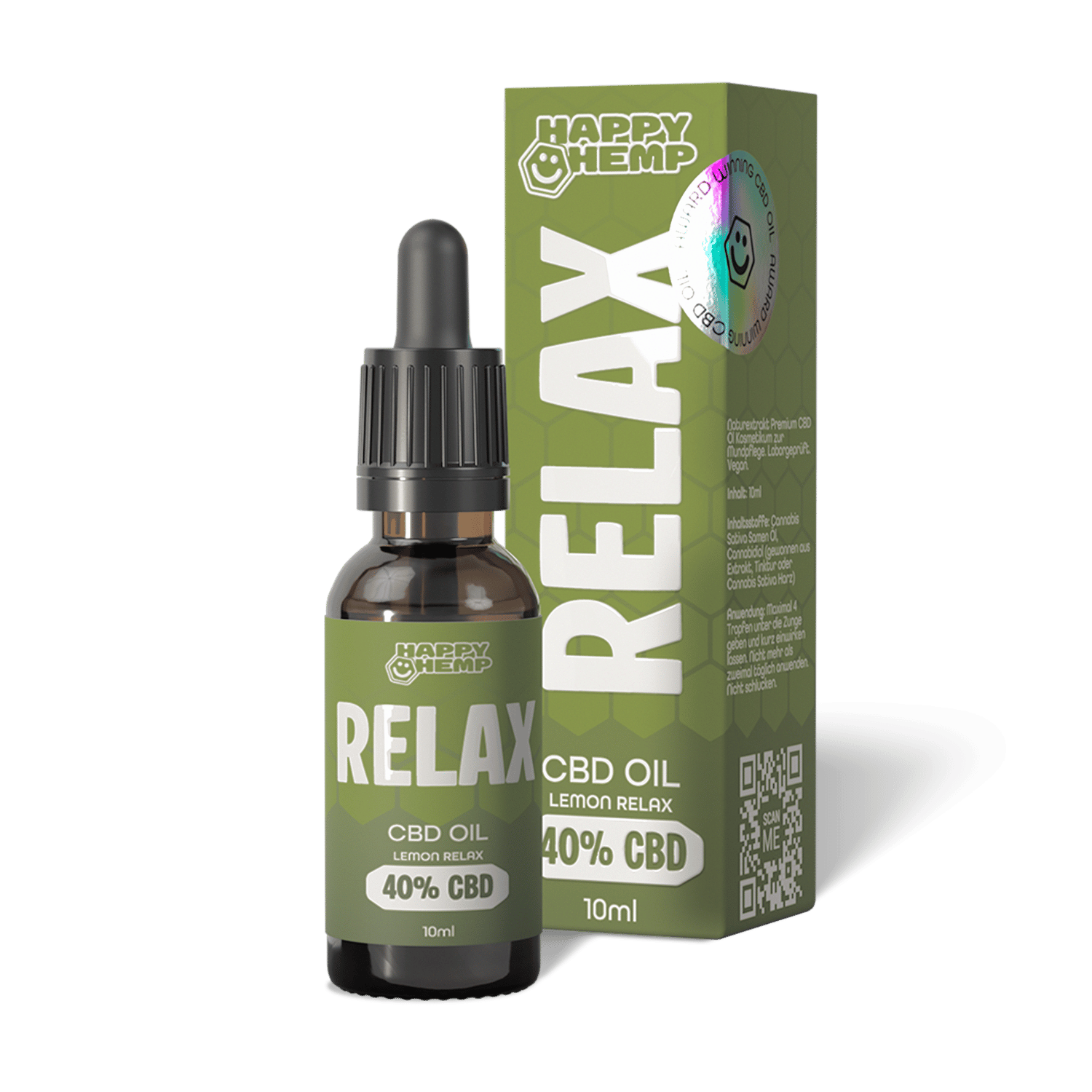 CBD Öl 40% - Lemon Relax Öl - Hanfify