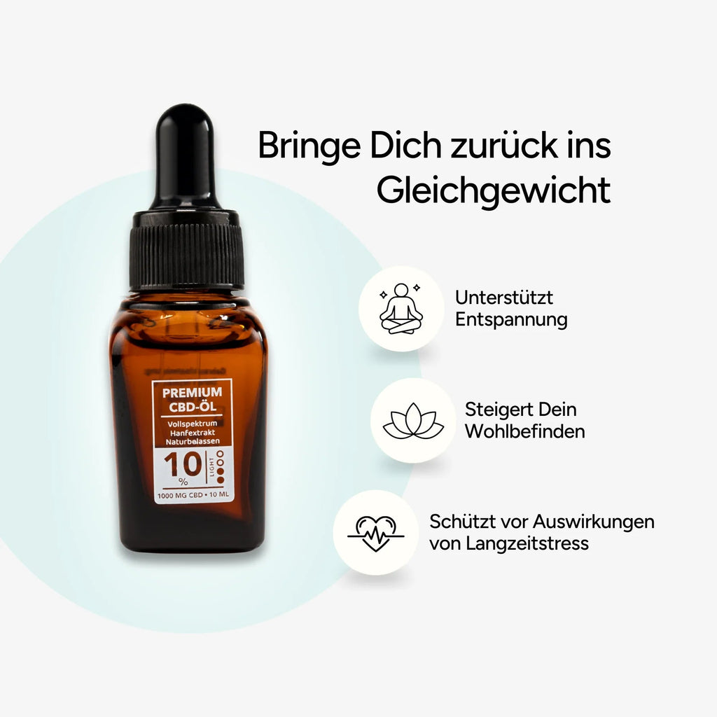 CBD Öl 10% Vollspektrum Öl 10ml - Hanfify