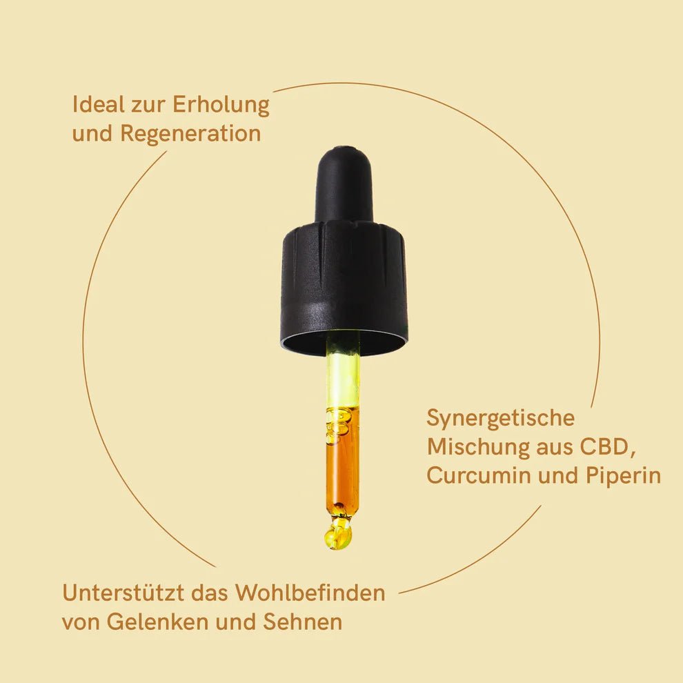CBD Öl (15%) mit Curcumin Öl - Hanfify