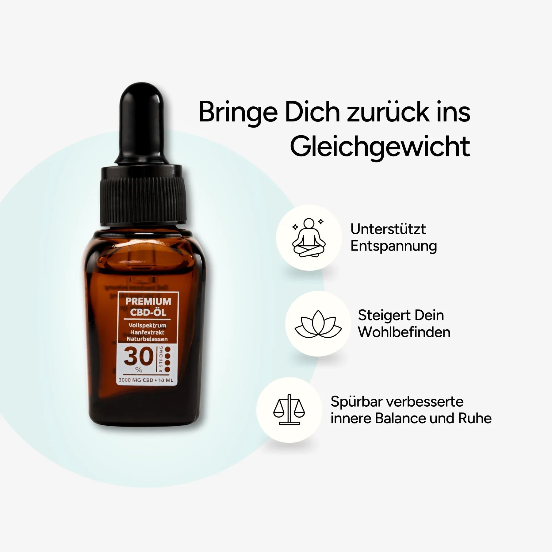 CBD Öl 30% Vollspektrum Öl 10ml - Hanfify