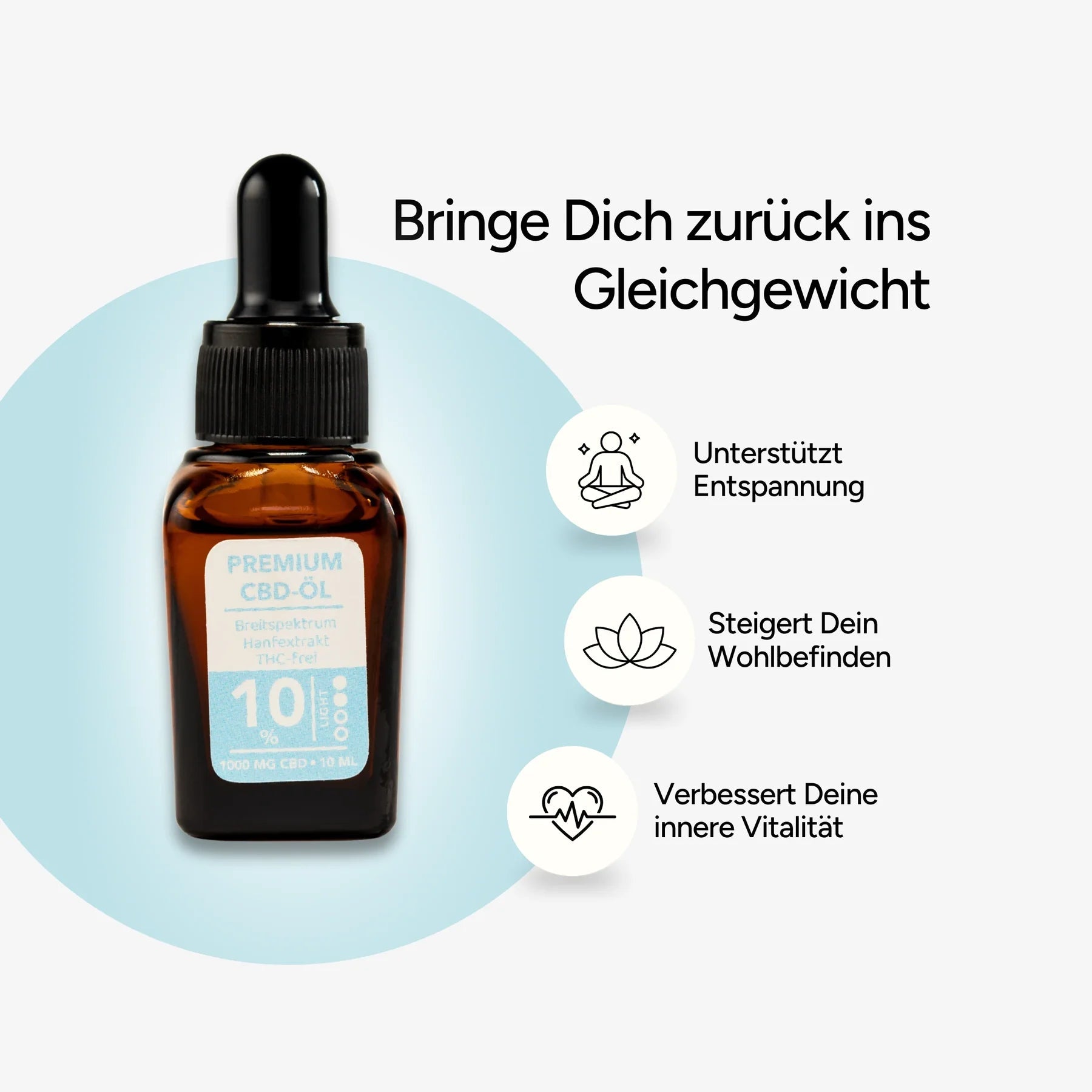 CBD Öl Breitspektrum Classic Öl 10ml - Hanfify