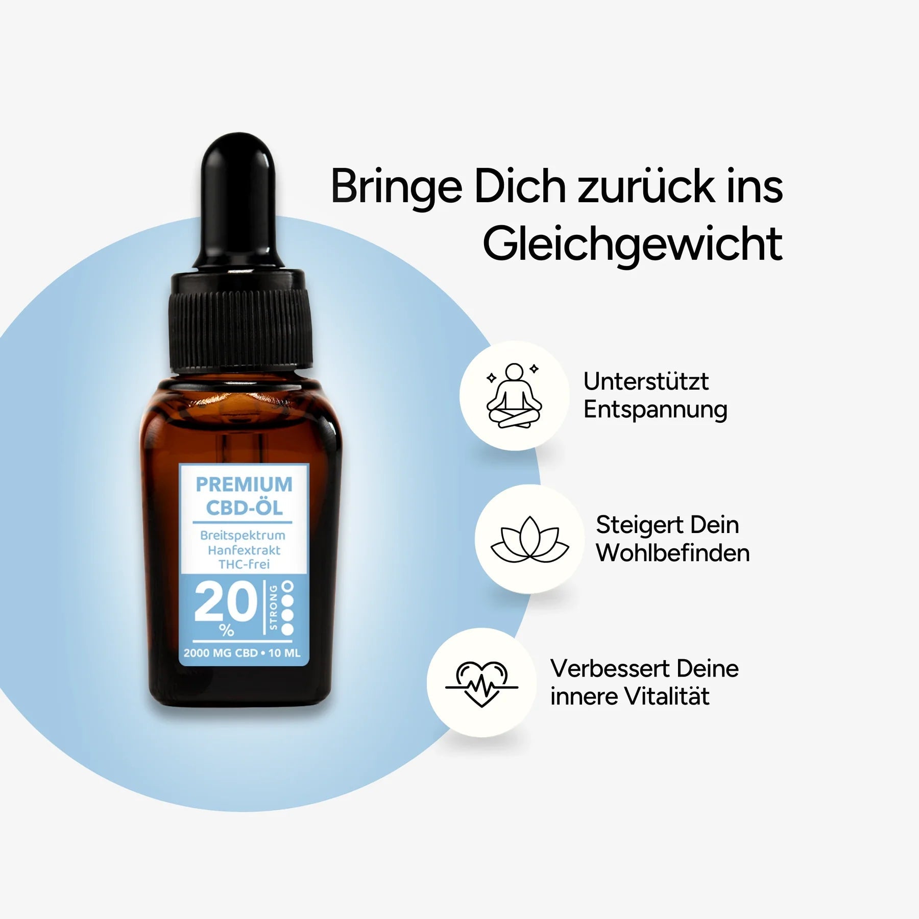 CBD Öl Breitspektrum Plus Öl 10ml - Hanfify