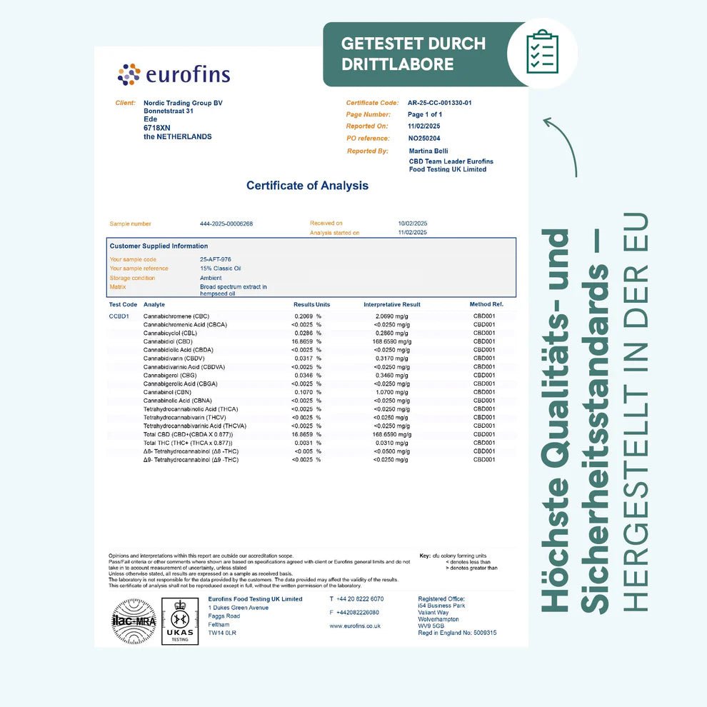 CBD Öl Classic (15%) Öl - Hanfify