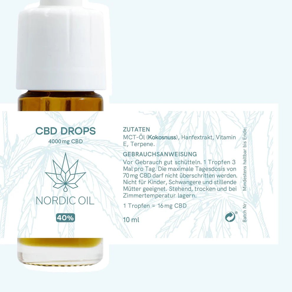 CBD Öl Plus (40%) Öl - Hanfify
