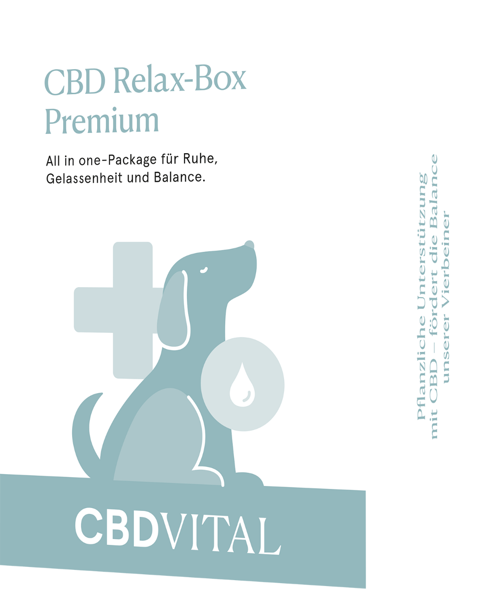 CBD Relax - Box Premium CBD für Tiere 2 Stk. - Hanfify