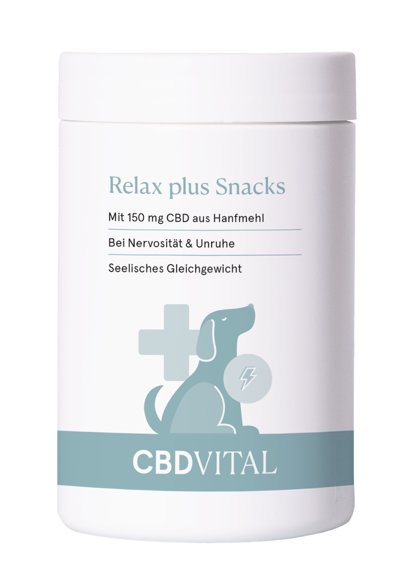 CBD Relax plus Snacks | Hunde | Entspannung CBD für Tiere 150 g - Hanfify