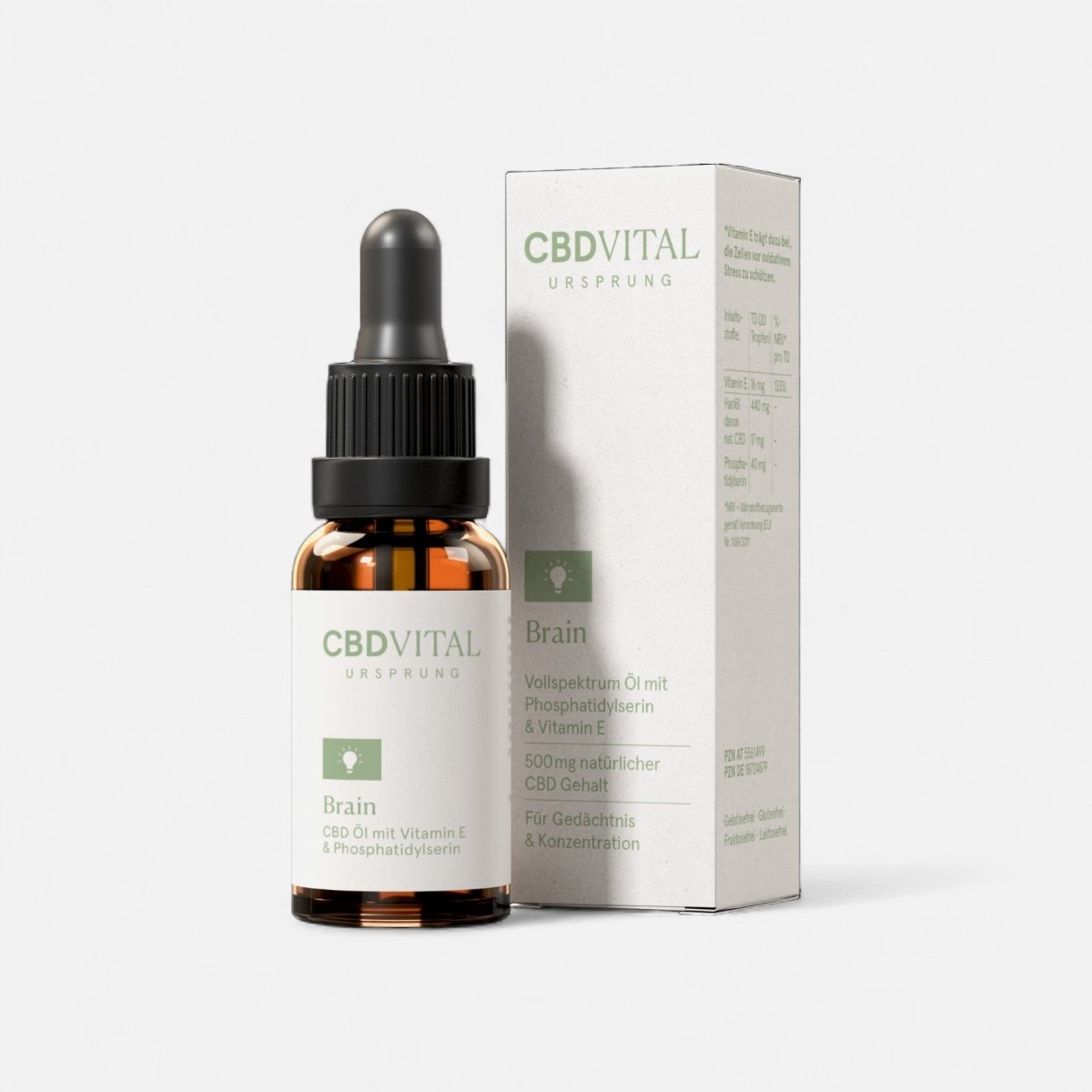 CBD Ursprung BRAIN Öl 20 ml - Hanfify