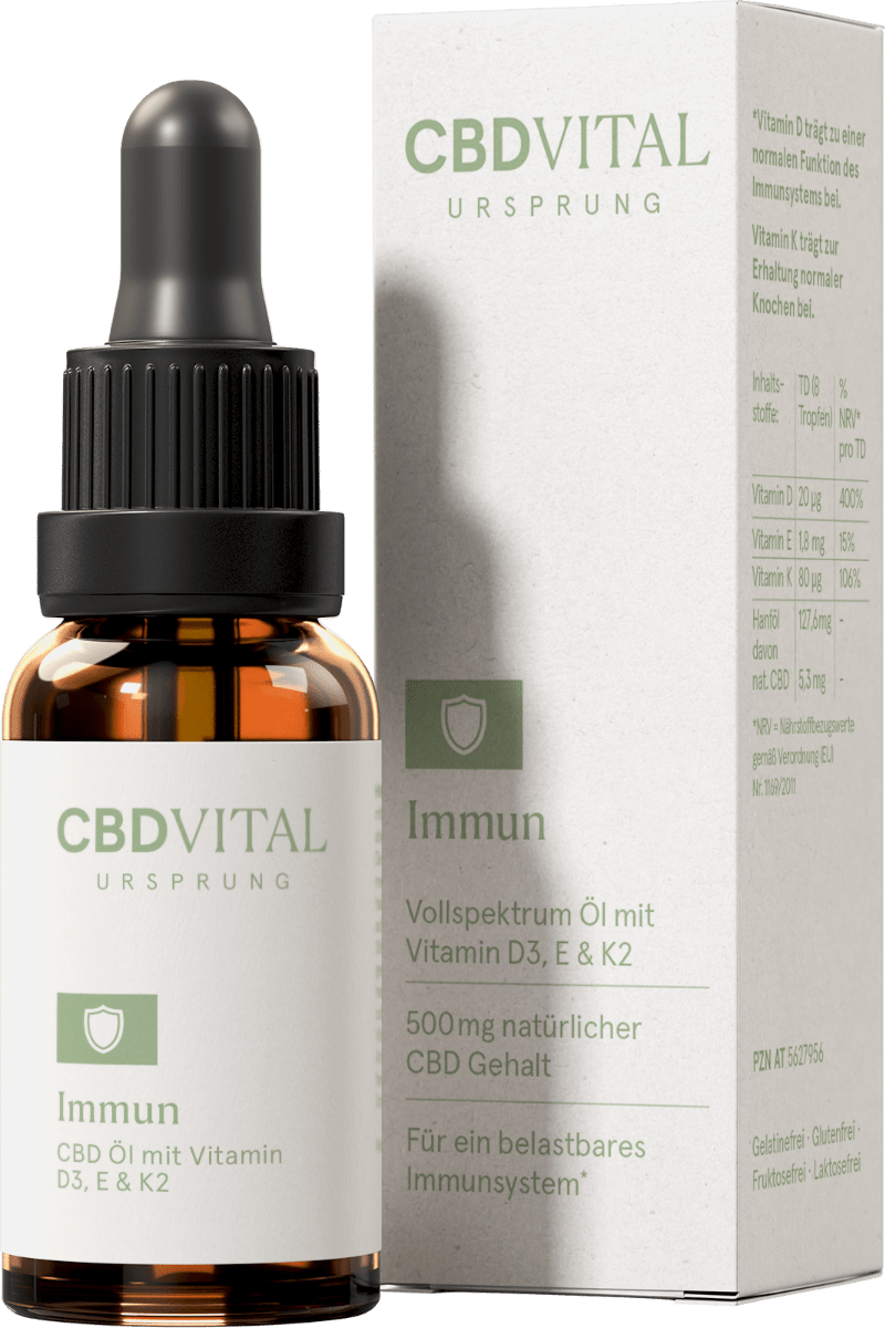 CBD Ursprung IMMUN Öl 20 ml - Hanfify