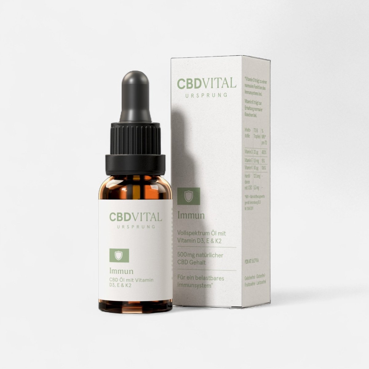 CBD Ursprung IMMUN Öl 20 ml - Hanfify